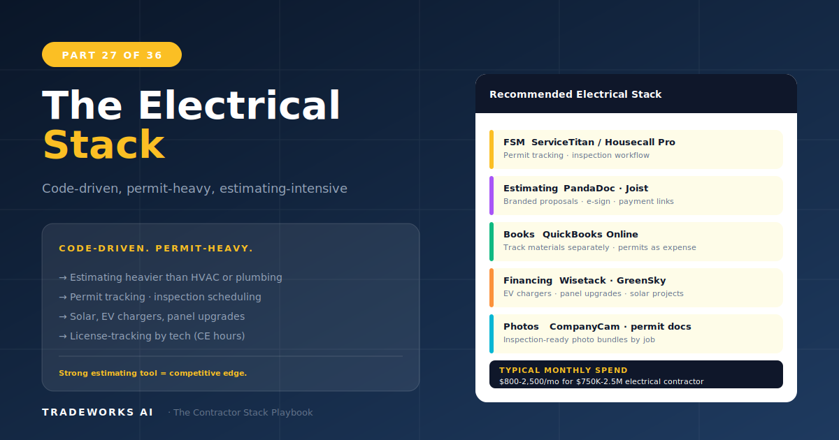 The Electrical Contractor Stack