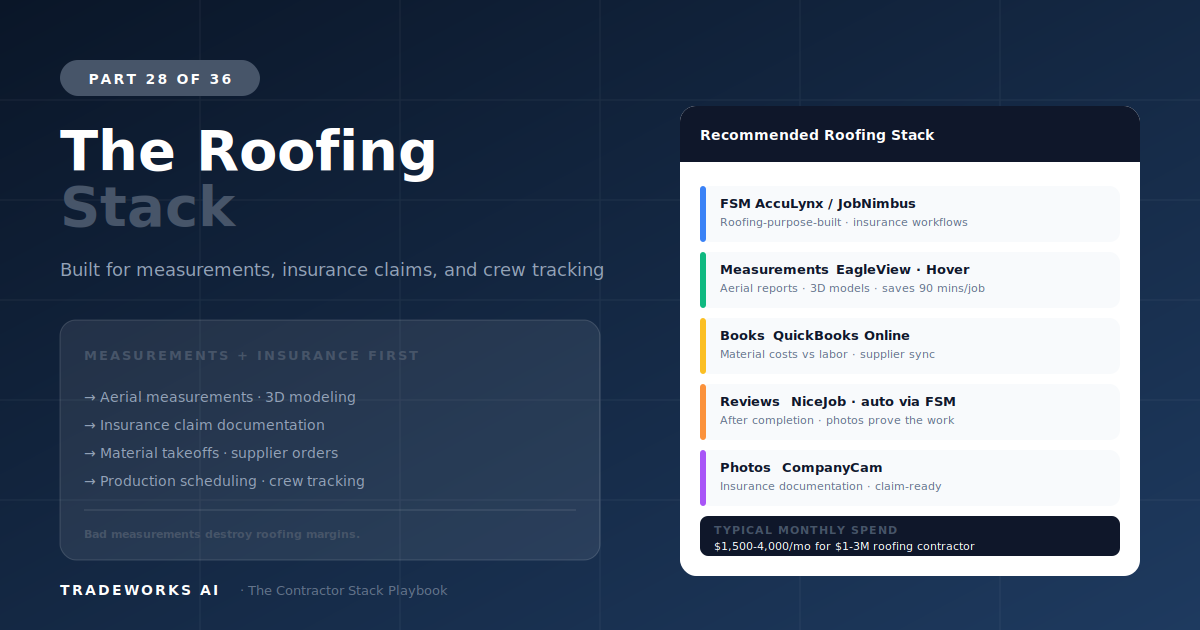 The Roofing Contractor Stack