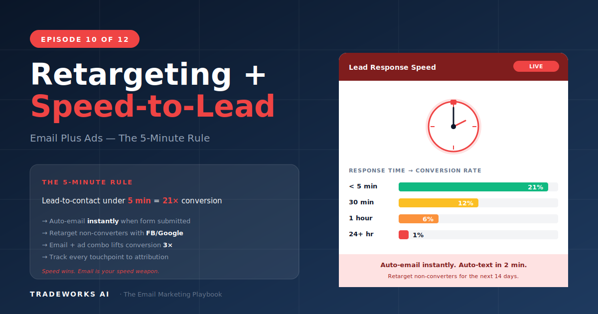 Retargeting and Speed-to-Lead for Contractors