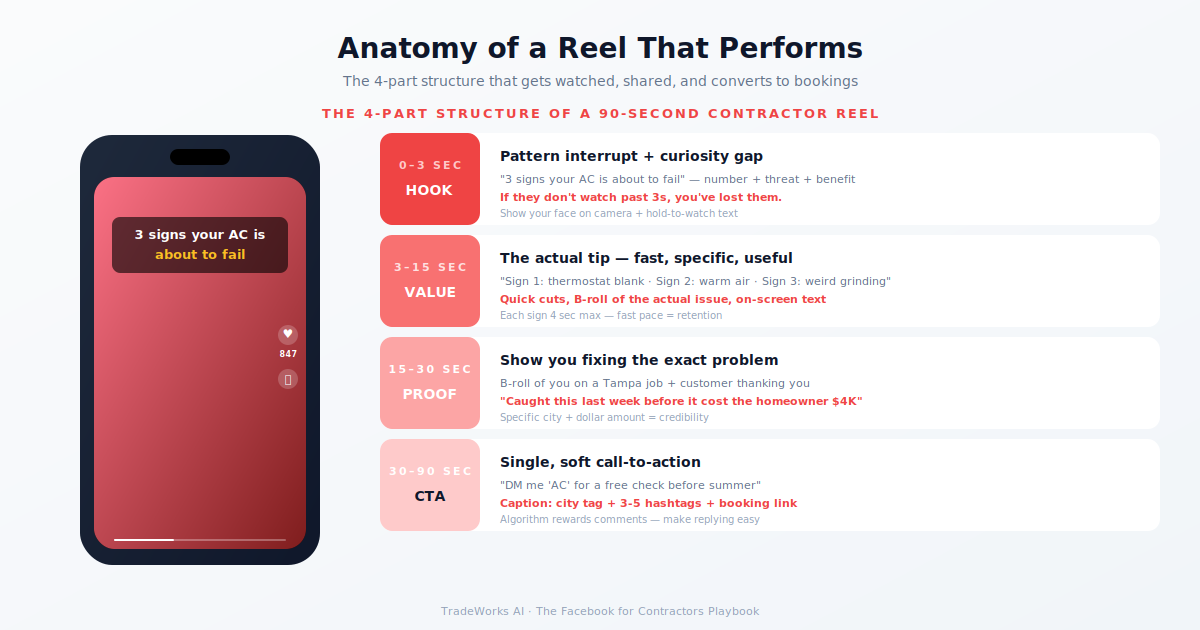 Facebook Reels framework diagram