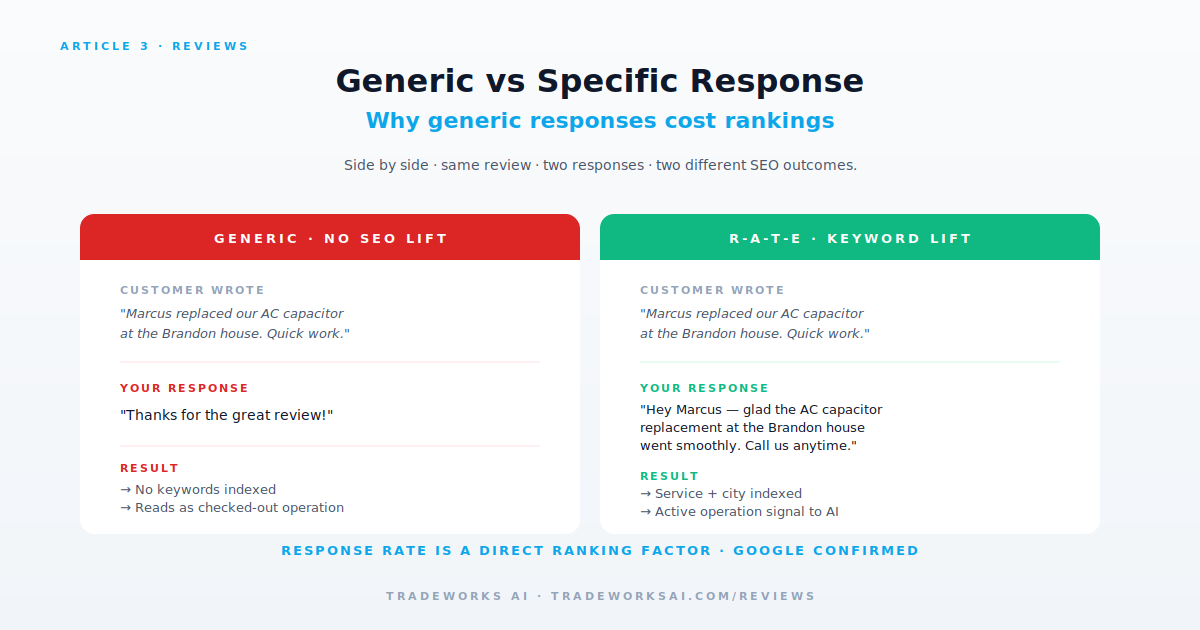 R-A-T-E review response framework